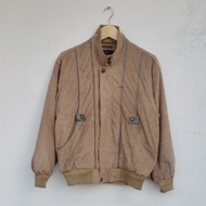 jaket harington gulk suede tebal second
