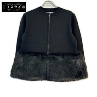 CELFORD 環保皮草拼接外套開襟衫，38 碼 [二手]