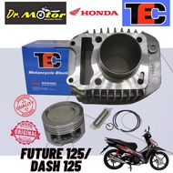 ♂HONDA Future 125 FUTURE125 DASH125 WAVE DASH 125 Block Assy Cylinder Blok COMPLETE PISTON RING TEC RACING 57MM✤