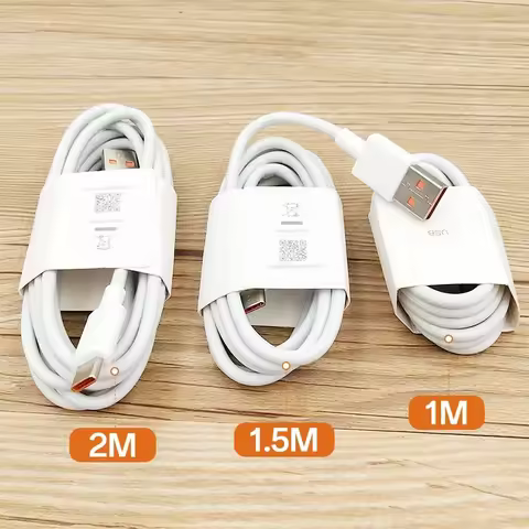 Original 120W 90W 67W 6A USB Type C Fast Turbo Charge Cable For Xiaomi Mi 15S Pro 14 13 12 Redmi Not