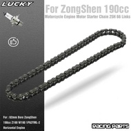 Cb Motorcycle 4 190Cc Engine Motor Starter Chain 25H 66 For 62Mm Bore Zongshen ZS Z190 W190 1P62y