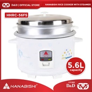 D&D | Hanabishi HHRC-56FS 5.6L Automatic Rice Cooker with Steamer