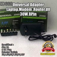 Universal Adapter for Laptop, Modem, Wireless Router and Other Electronic Items. 30W 6Pin(3V,4.5V,6V