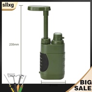 Outdoor Water Filter Hand Operated Water Filtering Equipment 1400ml/min Survival Water Filter for Survival Emergency [sllxg.my]
