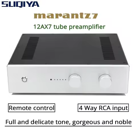 SUQIYA-PRT07B-12AX7 Tube Preamplifier Hi-Fi Amplifier Preamp Tube Pre Amplificador Reference Marantz