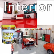 HEAVY DUTY BRAND ( 5L SET ) Two Pack Epoxy Floor Paint - 4 Liter + 1 Liter / CAT LANTAI BERKUALITI