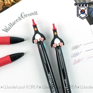 Wallace&Gromit Feathers McGraw 0.7mm 3colors in a Ball Point Pen Figure Topper Cute Korean Stationer