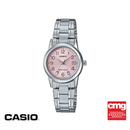 [ของแท้] CASIO นาฬิกาข้อมือผู้หญิง GENERAL รุ่น LTP-V002D-4BUDF นาฬิกา นาฬิกาข้อมือ นาฬิกาผู้หญิง