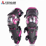 Vemar แปดสีสวย MTB BMX DH Kneepads รถจักรยานยนต์เข่า Pads จักรยานเสือภูเขาจักรยานกีฬากลางแจ้ง Motocross Moto เขย่งป้องกัน GearRacing มาตรฐานเข่า/สนับแข้ง