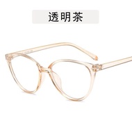 kacamata cat eye anti radiasi wanita pria frame sunglasses lensa transparan