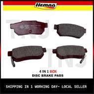HEMAN 4 IN 1 DISC BRAKE PAD ( REAR ) HONDA CIVIC SR4 ,CIVIC  SO4 , SO4 V-TECH , CITY NEW T9A , JAZZ 