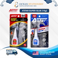 A'STAR SUPER GLUE GAM GAJAH (15g) A SG77 SG66 FAST SUPER STRONG GLUE  Bonds In Seconds
