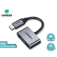 UGREEN 2 In 1 Type C To 3.5mm Audio Jack Charging Adapter Converter USB C Type C For Smartphone Mobi