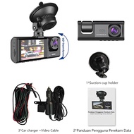 3 Lens Dashcam 64G HD 1080P WIFI dashcam mobi Kamera Dash Kamera Dashcam Lensa Loop 24 Jam
