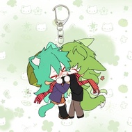 Kimigashine Anime Keychain Hiyori Sou Kiss Tsukimi Makoto Acrylic Key Chain Your Turn To Die Key Rin