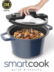 韓國直送🇰🇷Neoflam低壓燜煮鍋Smart cook 24cm  (深藍色) 適合2-4人家庭容量