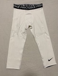 Nike Pro 籃球七分緊身褲 束褲 黑色防滑設計