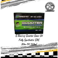 G Racing Scooter Gear Oil Fully Synthetic SAE 80w-90 (48pcs)