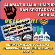 Dozee sabun 10kg sameday delivery shopeefood detergent 4 in 1 toilet cleaner pewangi pelembut pencuc