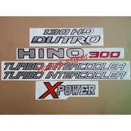 Hino 300xpower 130HD DUTRO TURBO INTERCOOLER Car Sticker