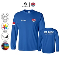 Arials Kaos Baju Lengan Panjang K9 BNN UNIT DETEKSI