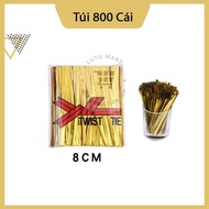 Set of 800 Zinc Strings to Tie Ice Cream Bags and Candy Bags - Lutu Mart