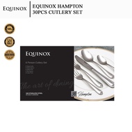 Equinox 18/8 Cutlery Set Stainless Steel Spoon Fork Knife - Hampton (30 Pcs)