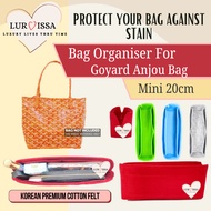 [𝐒𝐆][𝐋𝐮𝐫𝐯𝐢𝐬𝐬𝐚] Bag Insert Organizer For Goyard Anjou Mini Bag| Felt Bag In Bag Care Customized Organ