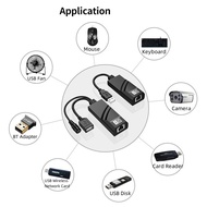 USB 2.0 to RJ45 Network Cable 100m Extender with Power Supply Extension Cable