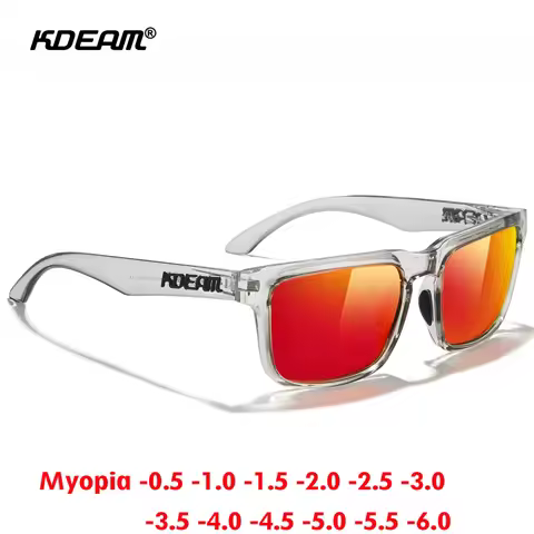 KDEAM New Polarized Myopia Sunglasses Men Women Fashion Sun Glasses Brand Prescription Trendy Outdoo