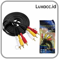 3-In-1 AUX Audio Video Cable 1.5m RCA AV Video Cable/