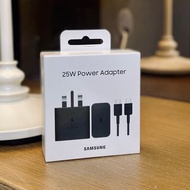 Samsung 25W Power Adapter + C to C Cable  三腳充電器