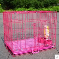 Dog Cage Teddy Small Dog Portable Dog Cage Bold Folding Pet Dog Cage Rabbit Cage Cat Dove