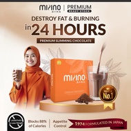 Mizino Premium Chocolate SlimPro | Minuman Coklat Jamu Kurus Badan Slim Body Fat Burner Supplement W