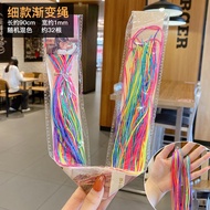 Bộ 100 Dây Ruy Băng Buộc Tóc Nhiều Màu Sắc Dễ Thương Cho Bé Gái