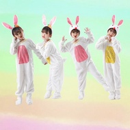 Children's Animal Costume Bunny Performance Costume Tortoise Rabbit Racing Bunny Good Costume Kiss B