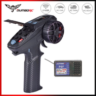 DUMBORC 6CH X6PM-350 2.4GHZ 4.8-12V เครื่องส่งสัญญาณขนาดเล็ก RC พร้อมตัวรับสัญญาณ X6F เบรคสำหรับรีโม