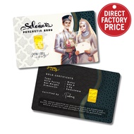 Taukemas 999 Gold Wafer - Selamat Pengantin Baru Malay Wedding 1g