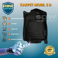 5D Honda Brio Car Mat 5D Car Mat eva foam Bowl Carpet Pattern Premium Imported carbonBIG