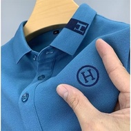 FNCXGE Men Polo Shirt Short Sleeve Lapel Korean Trend T-Shirt cotton baju lelaki New