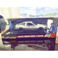 Initial D Toyota Trueno (AE86) with Takumi seal box