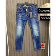 [New 2023] Dsquared2 jeans embroidered with embroidered swallow lock LA 2022 on the web