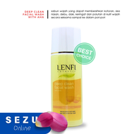 LENFI Deep Clean Facial Wash With AHA kulit bersih sampai ke pori-pori