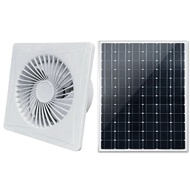 Solar 12V Air Vent Window Wall Fan Energy-Saving Exhaust Air Blower High Speed Extractor Fan Durable For Bathroom Kitchen Toilet