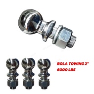 2 Inch Towing Ball 6000LBS Capacity - Hitch Ball Tow Ball 2" Ball