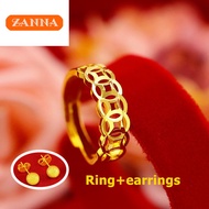 18k Saudi Gold Pawnable Legit Earrings Hypoallergenic Buy 1 Get 1 Women Stud Earrings Ring for Women Promise Ring Wedding Ring Gold Ring 18k Pawnable Saudi
