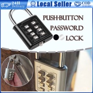 Security 8 Digit Combination Padlock Password Lock Zinc Alloy Suitcase For Luggage Travel Anti-thief