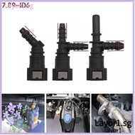 LAYOR  Line Hose, PA12 Plastic 7.89 ID6 Hose Coupler, Auto Accessories Bundy Tee 45° Pipe Coupler