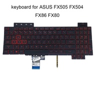 US Red Backlit Keyboard for ASUS TUF Gaming FX504 FX504GD FX504GE FX504GM FX80 FX80G FX80GE FX80GM F