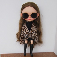 Blythe Little Ragdoll Son Dongxu Meat ob24 blythe azone19 Joint Body Leopard Print Jacket Handmade